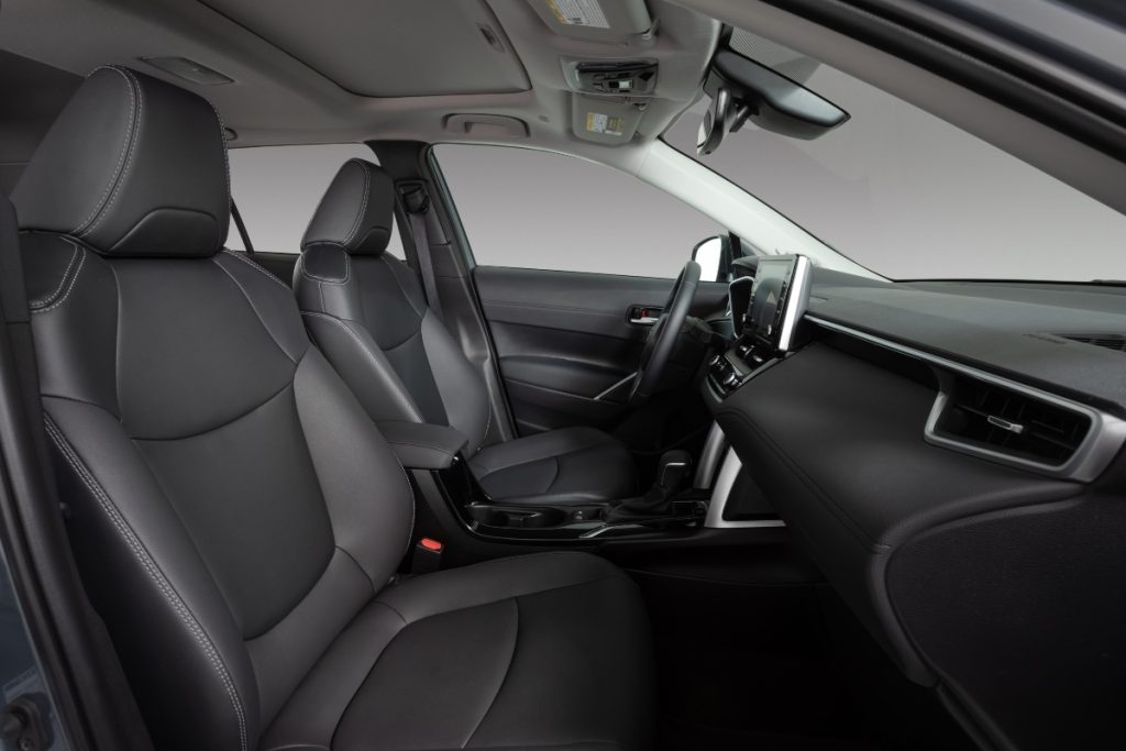 Side View of 2023 Toyota Corolla Cross Front Cabin