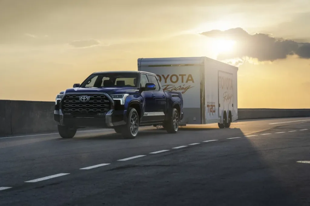 Toyota Tundra Towing a Trailer 