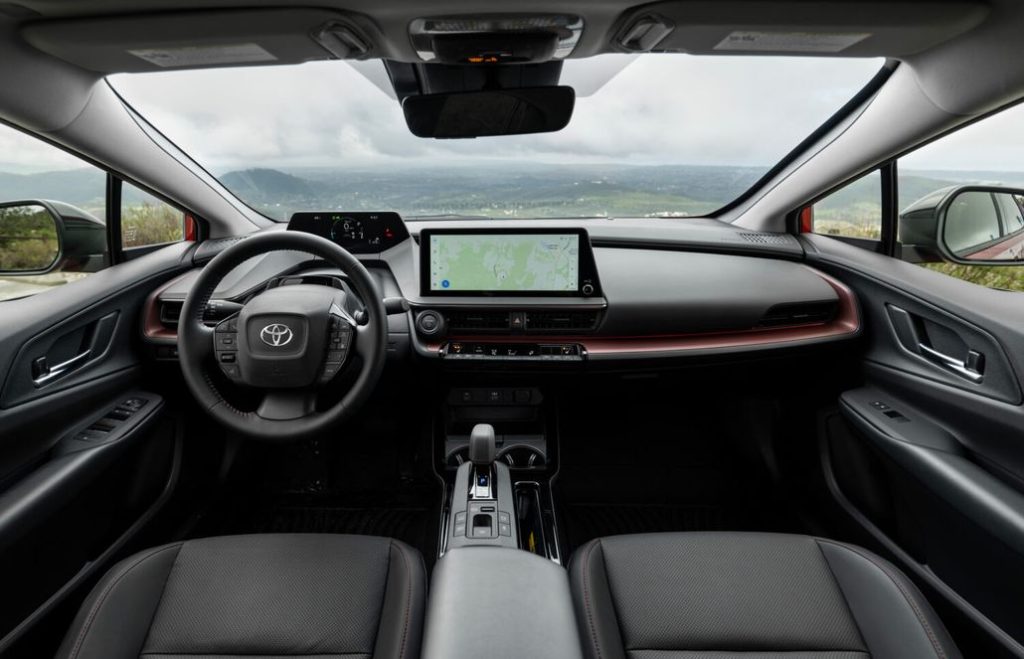 Prius Prime Front Interior Dashboard