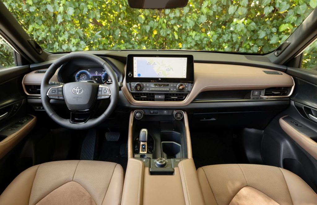 Toyota Grand Highlander Front Interior Dashboard