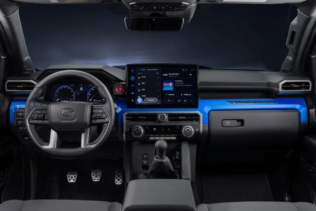 Toyota Tacoma Interior Dash View