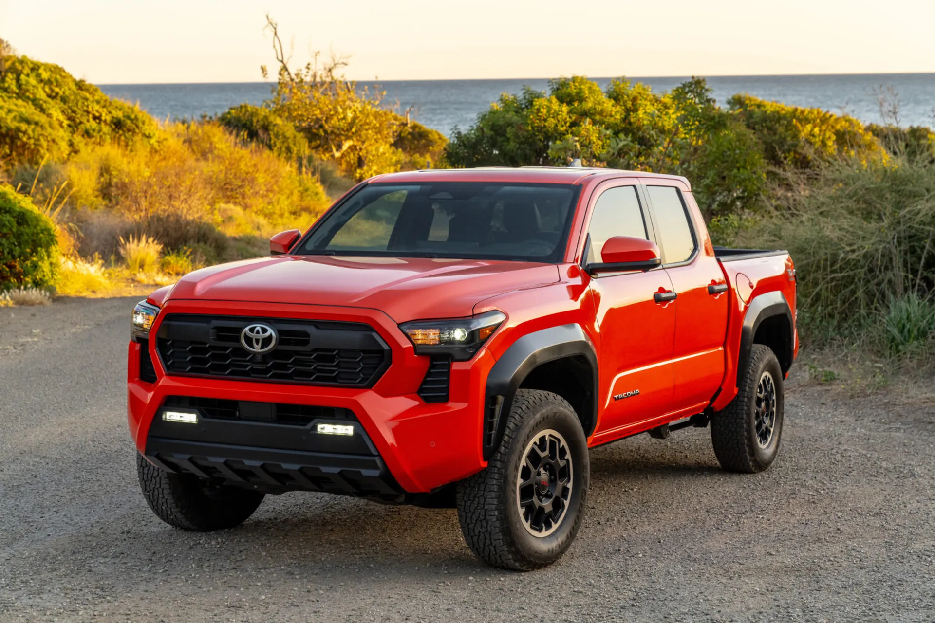 2024 Toyota Tacoma TRD Off Road Front View - Red